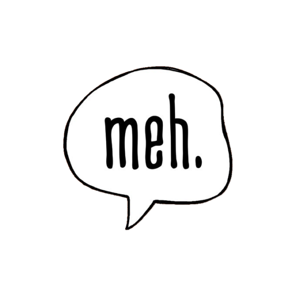 “meh.” pin - Image 2