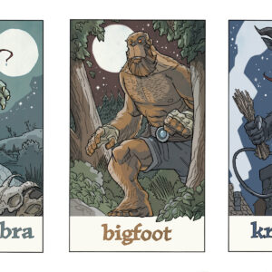 CRYPTID prints (set of 3)