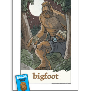 BIGFOOT print and pin