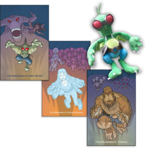 FIRST BLOOD and SECOND CHANCES and TRIANGLE trades (creator exclusive covers) AND choopie plush bundle (Copy)