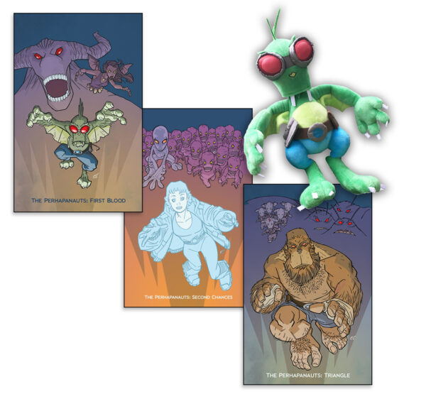 FIRST BLOOD and SECOND CHANCES and TRIANGLE trades (creator exclusive covers) AND choopie plush bundle (Copy)